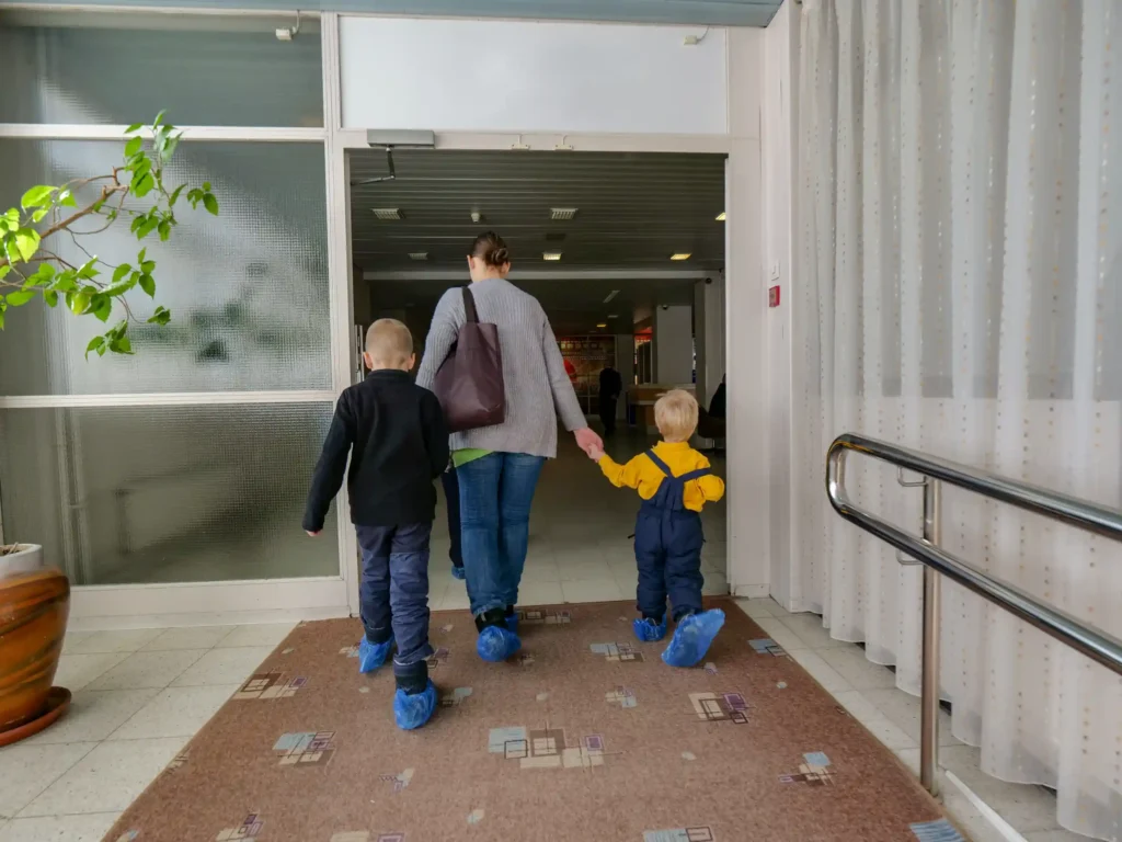 How to Prepare Your Child for the First Day of Daycare/Montessori 1 caring mother with children goes to hospital for e 2025 10 15 17 27 51 utc